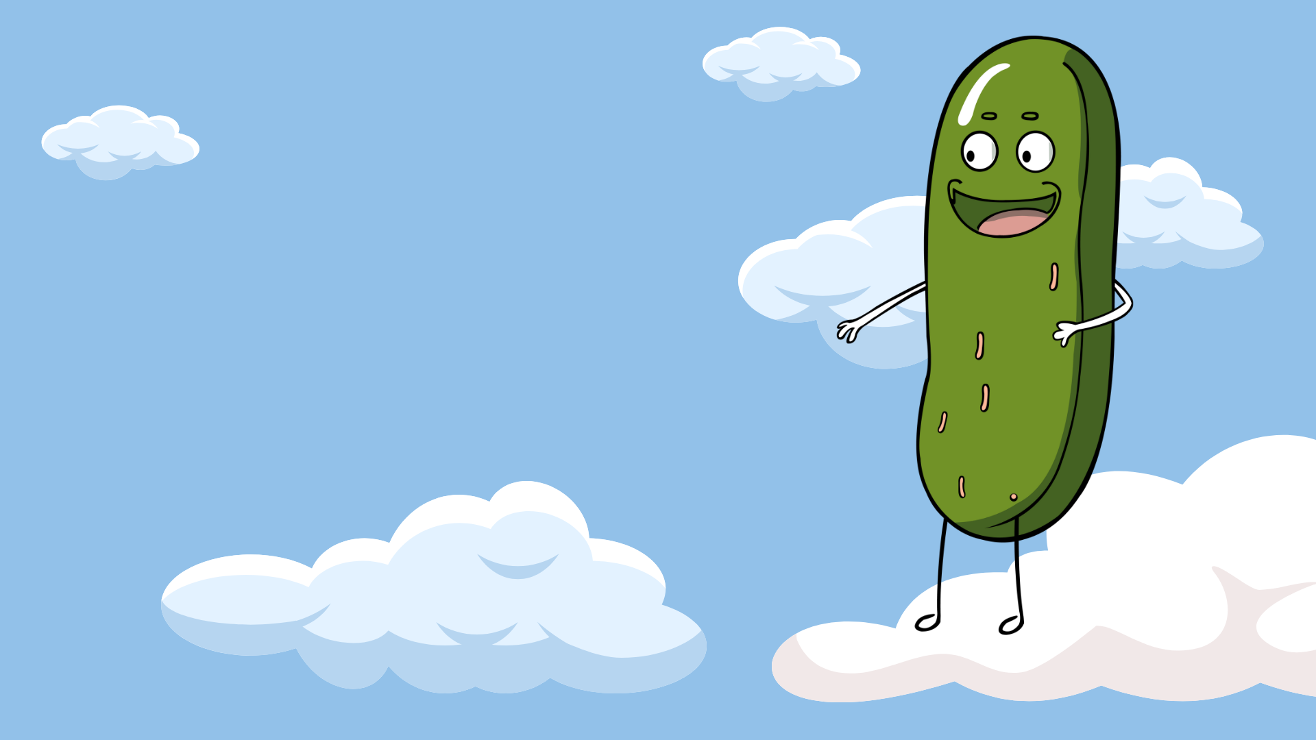 PickleRooms_Mascot_Standing_On_A_Cloud